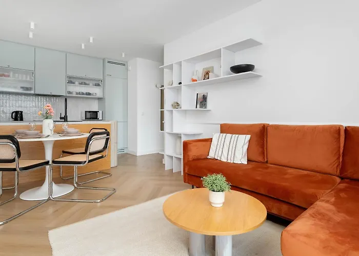 Stylish Deluxe 2 Bedrooms & Private Parking By Renters Apartamento Gdansk